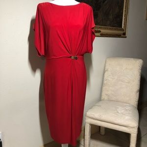 Fire engine Red Anne Klein Dress